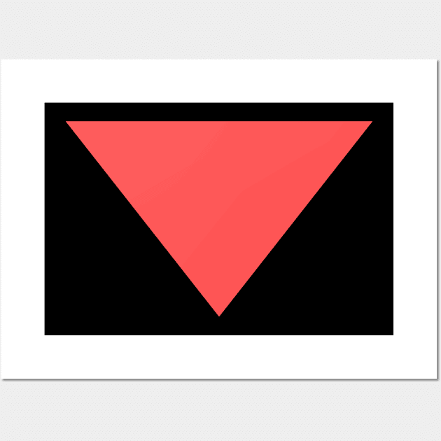 Red rectangle watermelon palestine Wall Art by Kutaitum